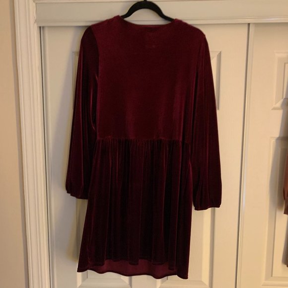 Anthro/Amadi Greta Velvet Dress, Sz M, NWT - Picture 6 of 9